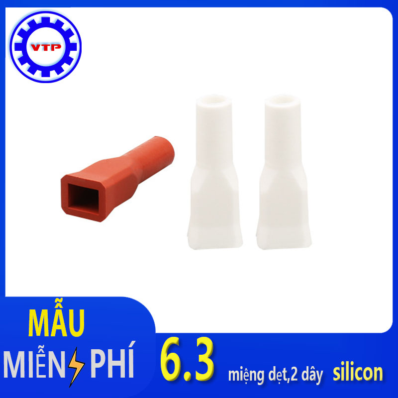 Vỏ bọc đầu cos 6.3 miệng dẹt, 2 dây