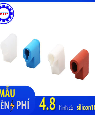 Vỏ bọc đầu cos 4.8, hình cờ , 187pvc