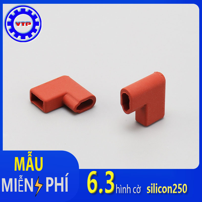 Vỏ bọc đầu cos 6.3, hình cờ , 250pvc