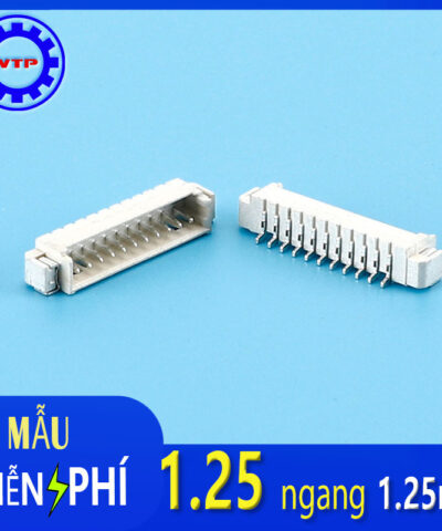 Giắc nhựa 1.25 ngang
