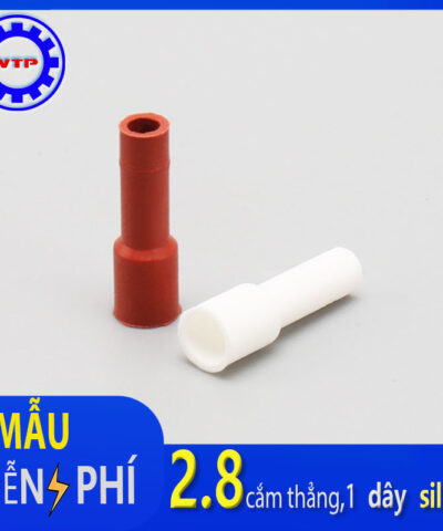Vỏ bọc đầu cos 2.8, cắm thẳng, 1 dây