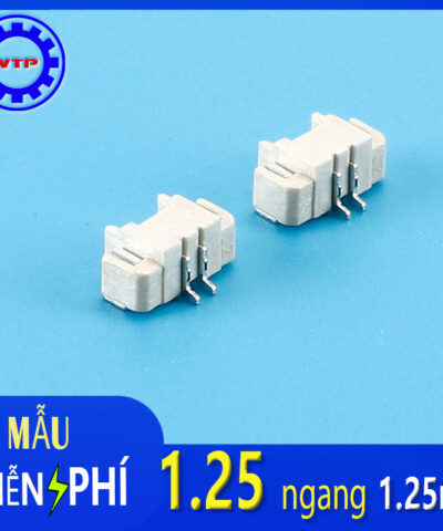 Giắc nhựa 1.25 ngang