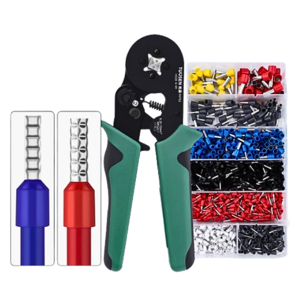 Kìm bấm đầu cos vuông tự điều chỉnh HSC8