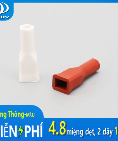 Vỏ bọc đầu cos 4.8, miệng dẹt, 2 dây