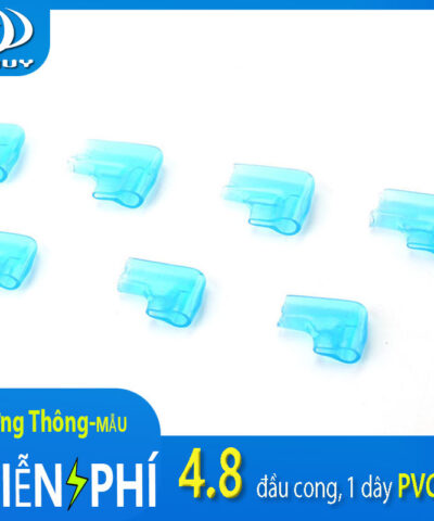 Vỏ bọc đầu cos 4.8, đầu cong, 1 dây