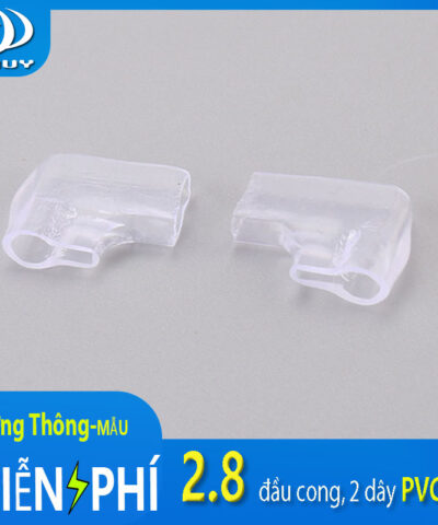 Vỏ bọc đầu cos 2.8, đầu cong, 2 dây