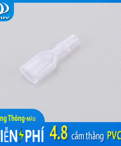 Vỏ bọc đầu cos 4.8 cắm thẳng PVC 187