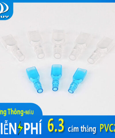 Vỏ bọc đầu cos 6.3 cắm thẳng